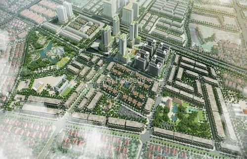 Hình ảnh tổng quan dự án khu đô thị Nam 32